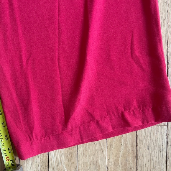 Brand New Women's Max Studio Red Paperbag Waist Pants - Picture 14 of 14